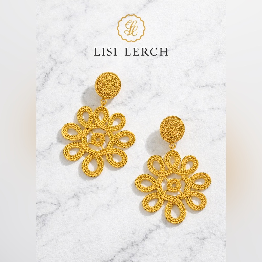 Lisi Lerch Gold Cameran Post Earrings